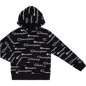 Champion Boys’ Boys Hoodie for Kids Sweatshirt Fleece Youth Pullover With Hood(Black)