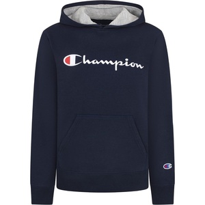 Champion Boys’ Boys Hoodie for Kids Sweatshirt Fleece Youth Pullover With Hood(Blue Signature)