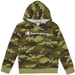 Champion Boys’ Boys Hoodie for Kids Sweatshirt Fleece Youth Pullover With Hood(Green Camo)