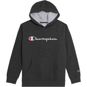 Champion Boys’ Boys Hoodie for Kids Sweatshirt Fleece Youth Pullover With Hood(Signature Charcoal Heather)