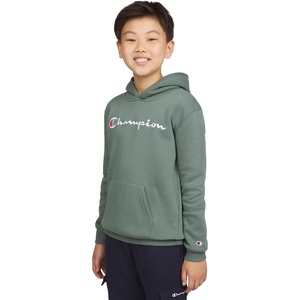 Champion Boys’ Boys Hoodie for Kids Sweatshirt Fleece Youth Pullover With Hood(Signature Dark Forest)