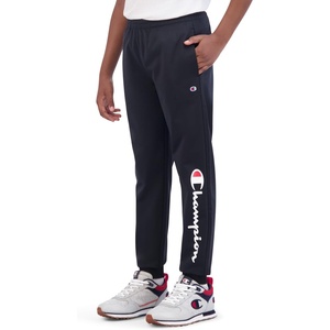 Champion Boys’ Boys Sweatpants Tricot Jogger Pants(Signature Black)