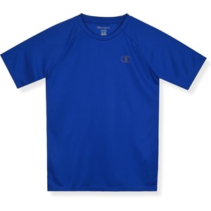 Champion Boys’ Champion Boys Shirt Performance Short Sleeve Tech Athletic Tee Shirt(Blue Surf)