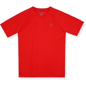 Champion Boys’ Champion Boys Shirt Performance Short Sleeve Tech Athletic Tee Shirt(Lychee Red)