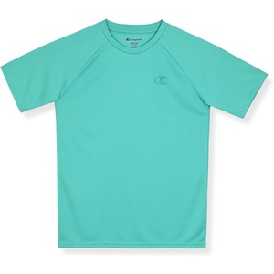 Champion Boys’ Champion Boys Shirt Performance Short Sleeve Tech Athletic Tee Shirt(Oasis Green)