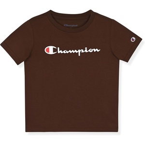 Champion Boys Champion Boys Tee Shirt Short Sleeve Logo T-Shirt for Kids(Potting Soil)
