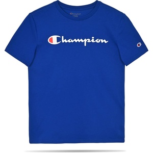 Champion Boys Champion Boys Tee Shirt Short Sleeve Logo T-Shirt for Kids(Signature Blue)