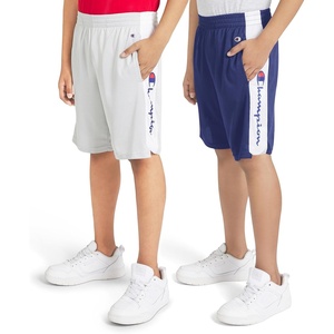 Champion Boys Shorts 2 Pack Mesh Basketball Shorts for Boys Athletics(Signature Grey/Navy)