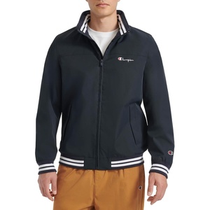 Champion Men’s Water Resistant Varsity Bomber Jacket With Flex Stand Collar(Peacoat)