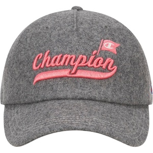 Champion Women’s Freshman Adjustable Baseball Cap(Heather Grey/Coral)