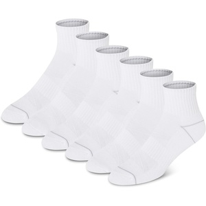 Champion Women’s Quarter Socks – 6-pack Cushioned Athletic Socks With Moisture-wicking, Arch Support (Size 5-9)(Bright White)