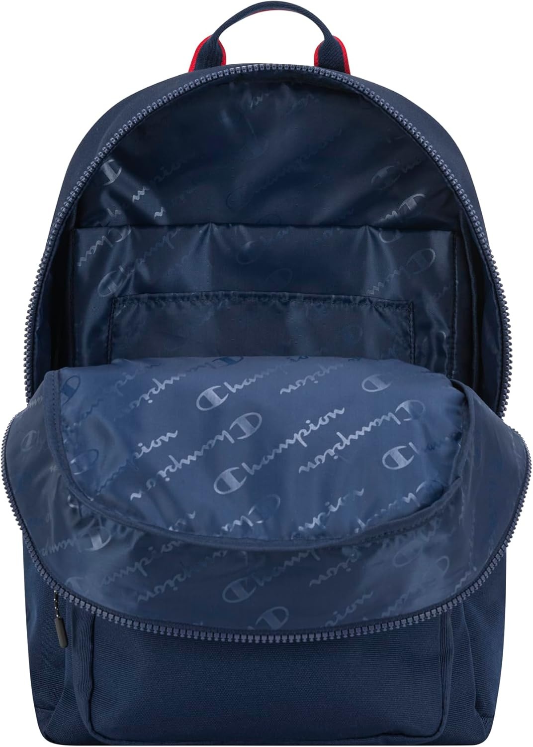 image:imageChampion Level Laptop Backpack with Padded Adjustable Straps Water Bottle Pocket for Work Travel Daily Use Nine Iron One SizeSail Away NavyScarlet
