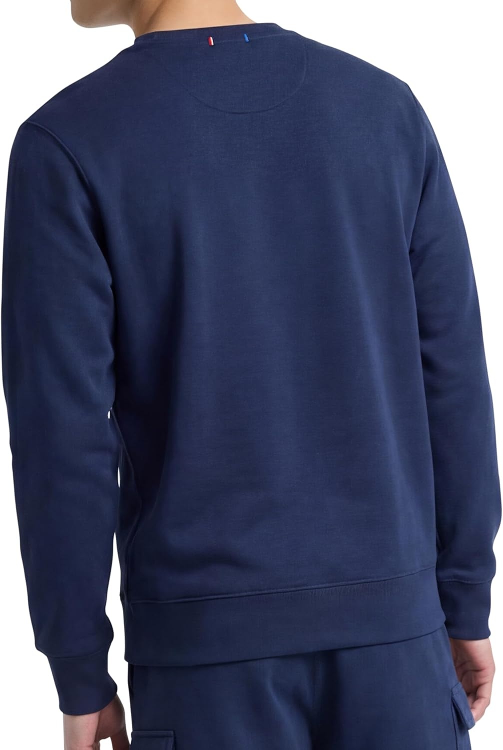 image:imageChampion Mens Crewneck Fleece Sweatshirt Standard Fit Midweight Script Logo Available in Regular and Big amp TallBlue Depths Tonal Script Logo