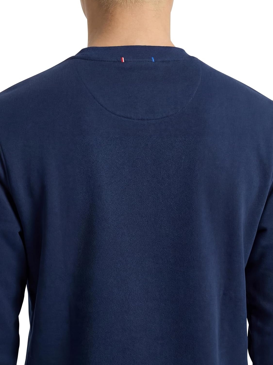 image:imageChampion Mens Crewneck Fleece Sweatshirt Standard Fit Midweight Script Logo Available in Regular and Big amp TallBlue Depths Tonal Script Logo
