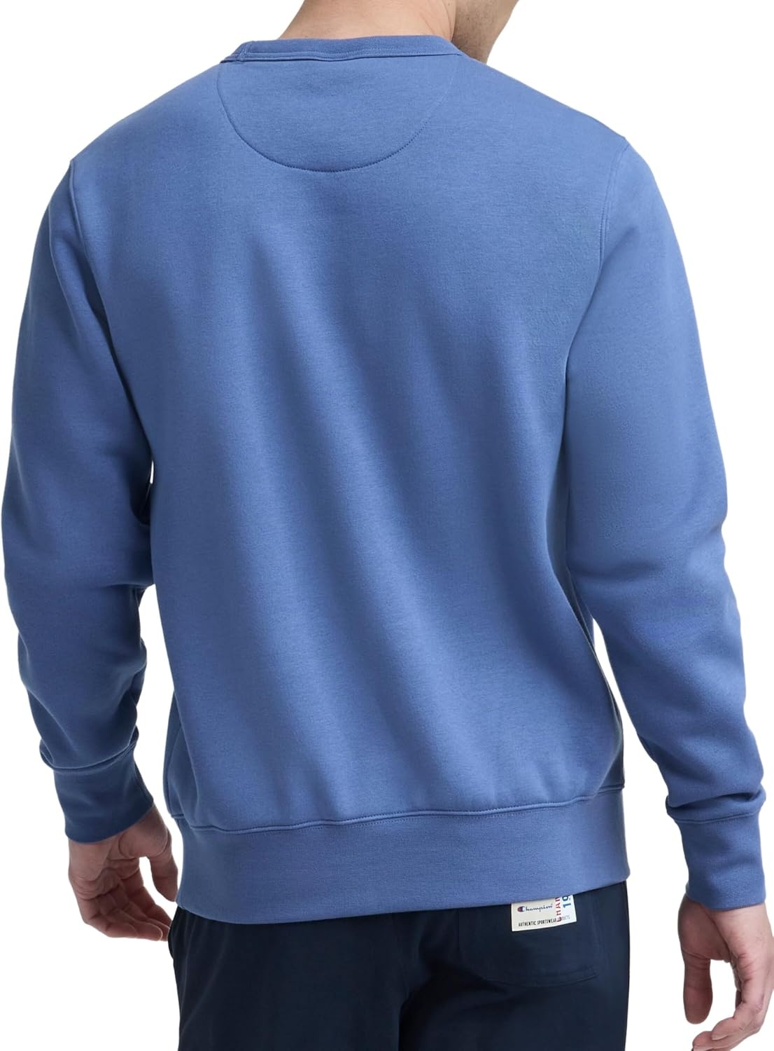 image:imageChampion Mens Crewneck Fleece Sweatshirt Standard Fit Midweight Script Logo Available in Regular and Big amp TallCoastal Fjord Classic Script Logo