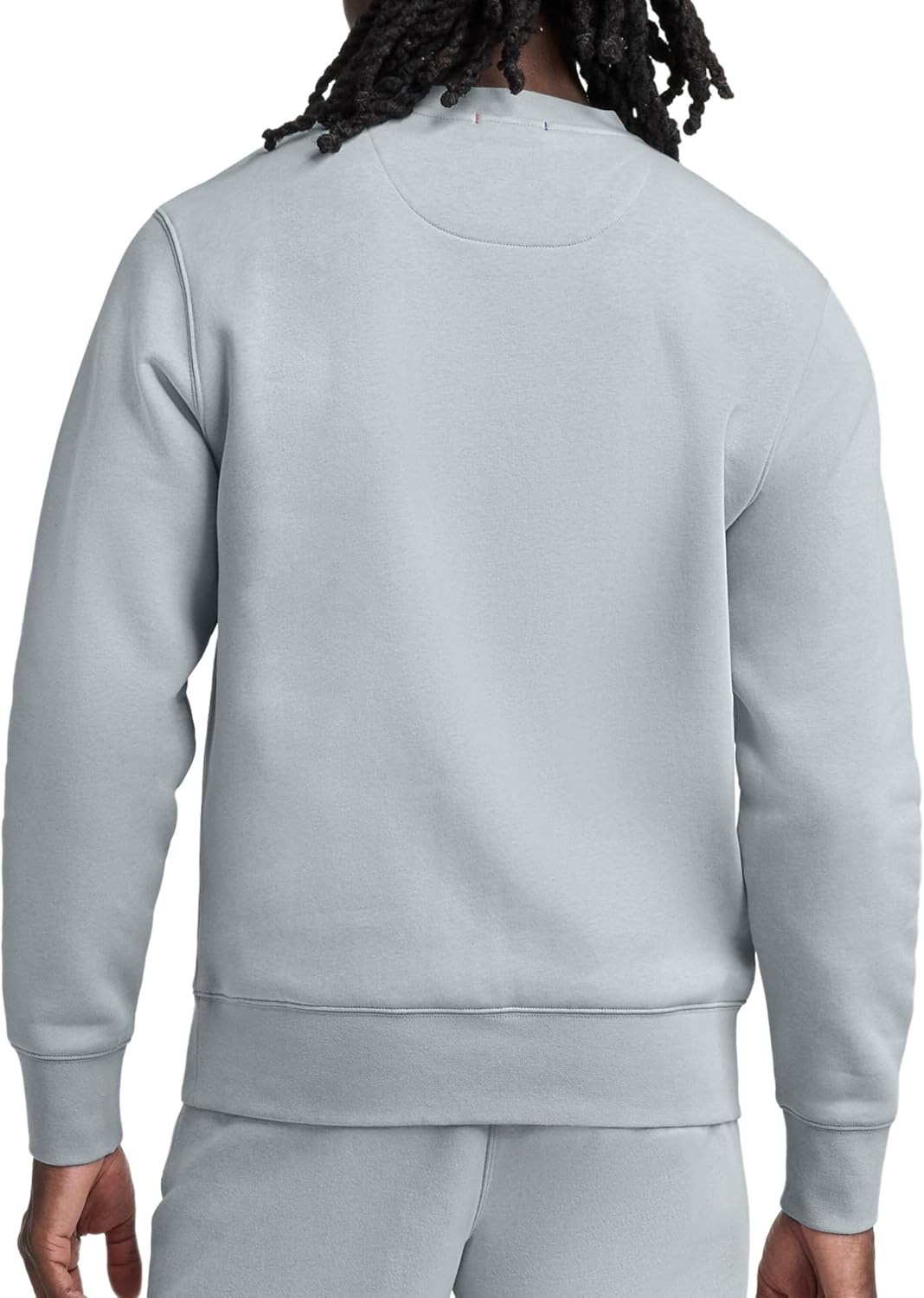 image:imageChampion Mens Crewneck Fleece Sweatshirt Standard Fit Midweight Script Logo Available in Regular and Big amp TallQuarry Tonal Script Logo
