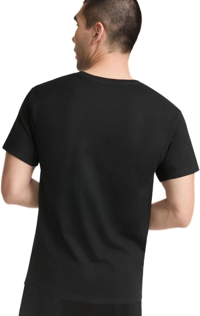 image:imageChampion Mens Graphic Short Sleeve TShirt Standard Fit Classic Script Logo Midweight 100 CottonBlack