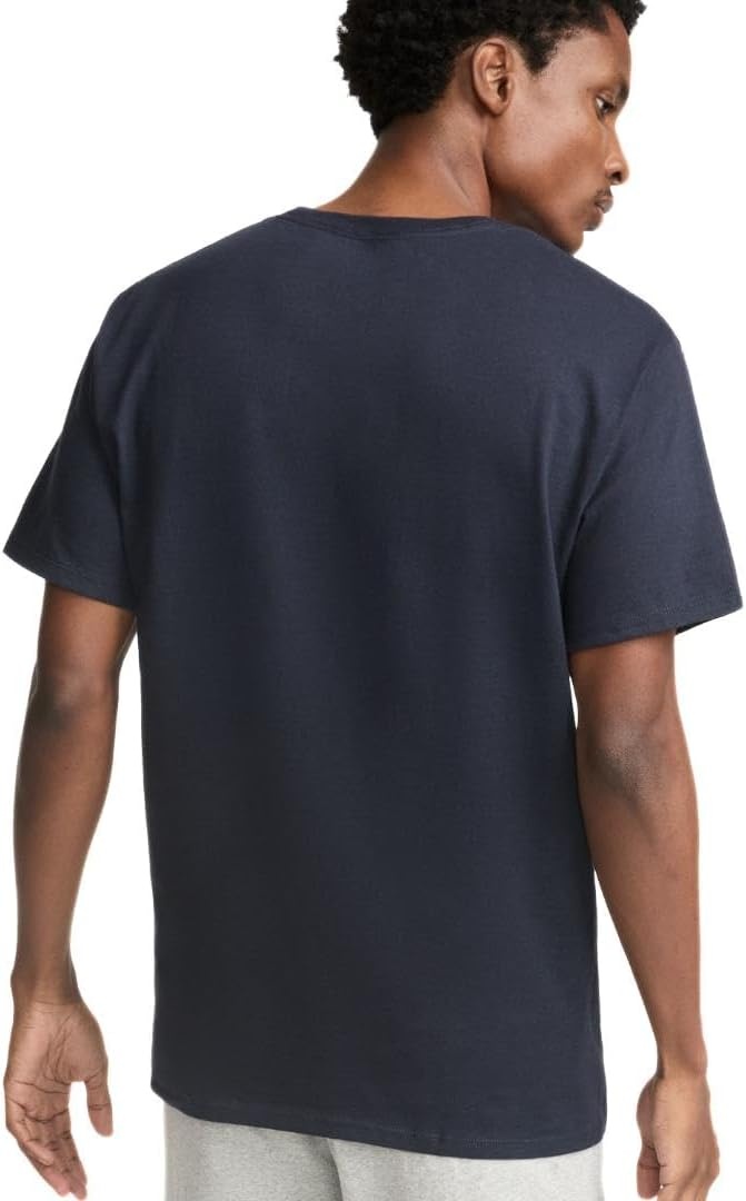 image:imageChampion Mens Graphic Short Sleeve TShirt Standard Fit Classic Script Logo Midweight 100 CottonDeep Navy