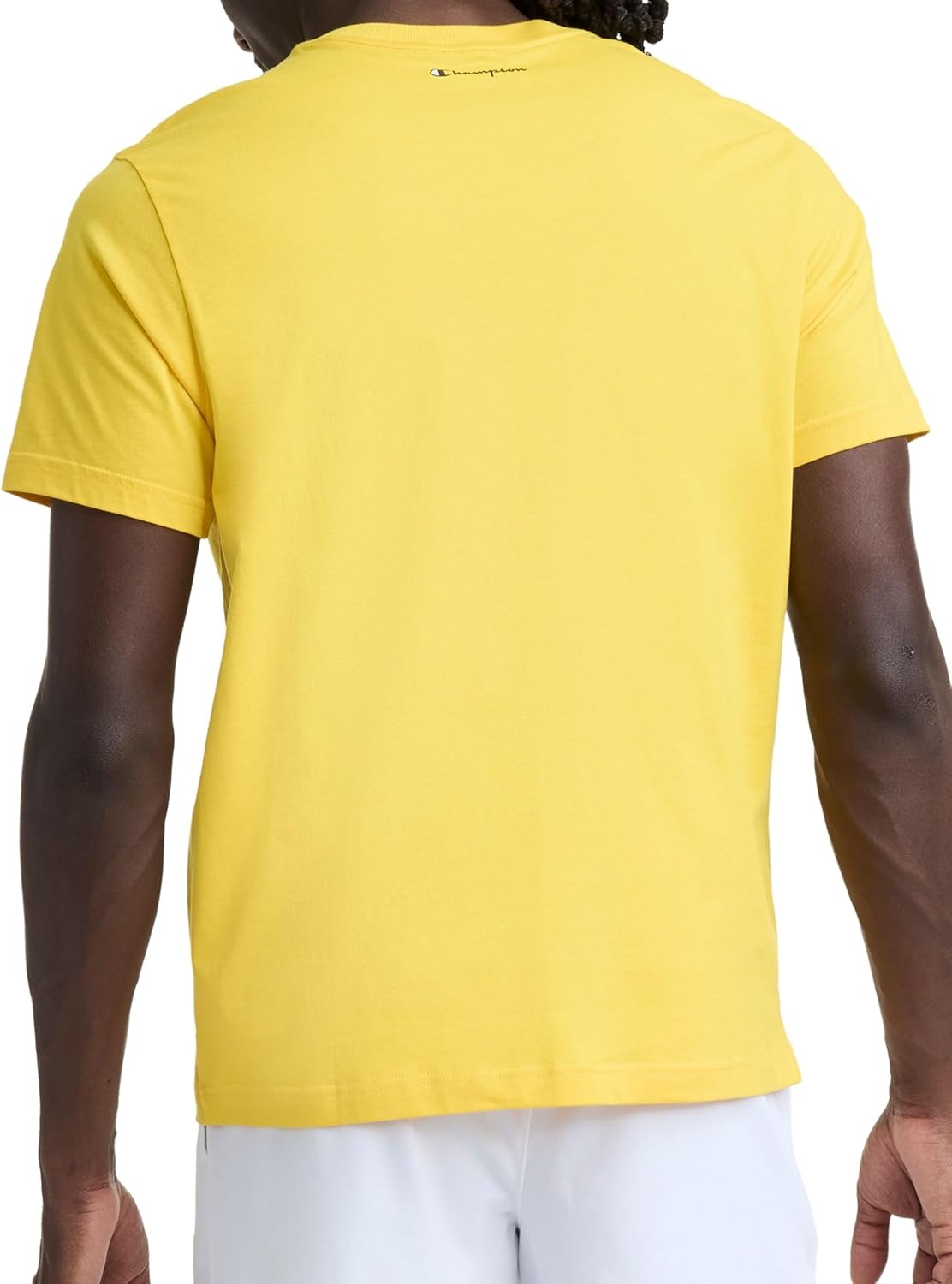 image:imageChampion Mens Graphic Short Sleeve TShirt Standard Fit Classic Script Logo Midweight 100 CottonFreesia