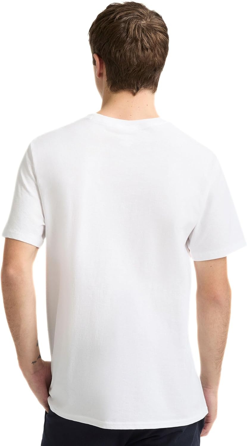 image:imageChampion Mens Graphic Short Sleeve TShirt Standard Fit Tonal Script Logo Midweight 100 CottonBright White