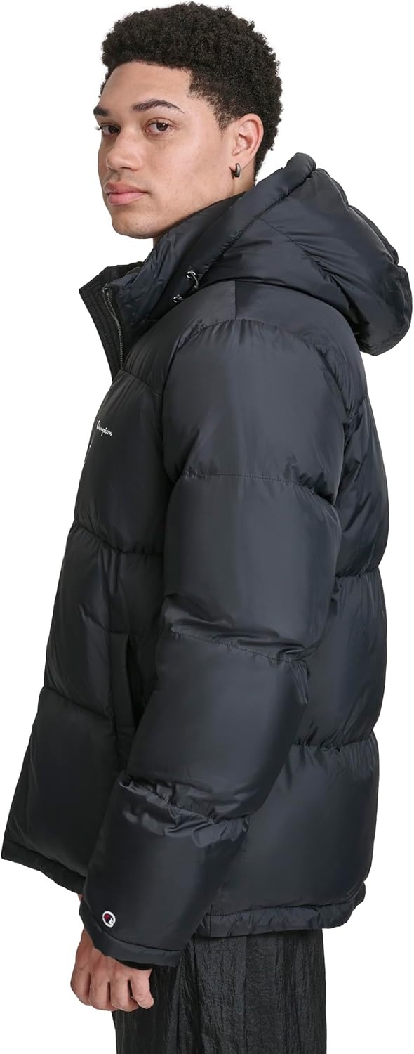 image:imageChampion Mens Heavy Weight Puffer With Adjustable HoodBlack