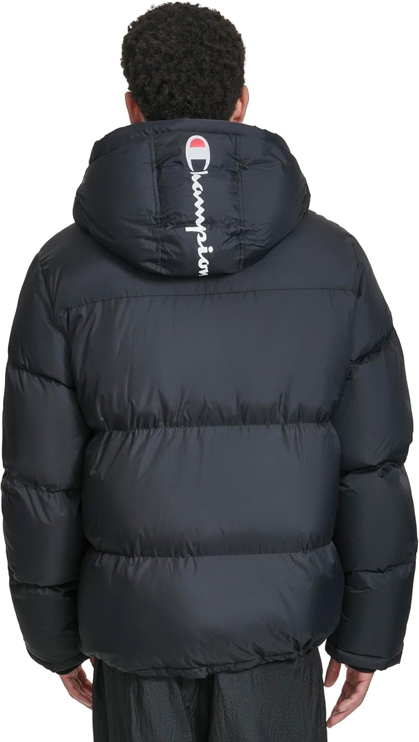 image:imageChampion Mens Heavy Weight Puffer With Adjustable HoodBlack