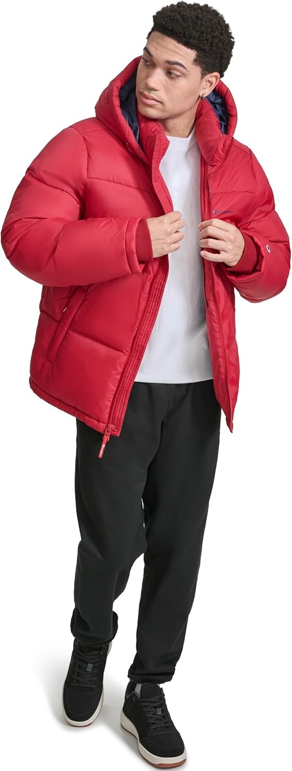image:imageChampion Mens Heavy Weight Puffer With Adjustable HoodChili Pepper