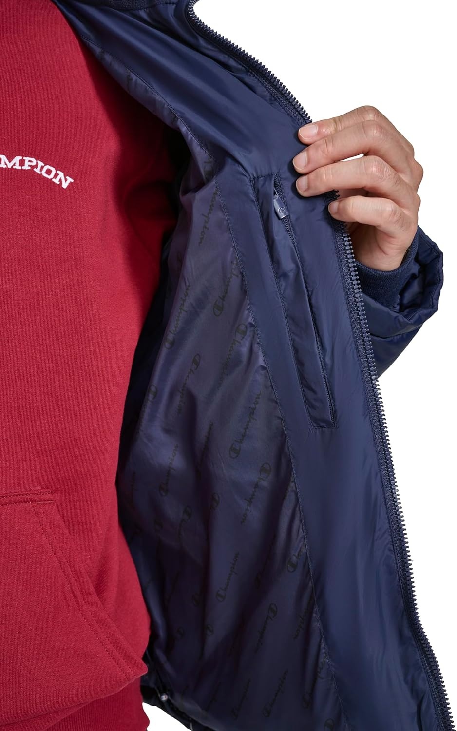 image:imageChampion Mens Heavy Weight Puffer With Adjustable HoodPeacoat