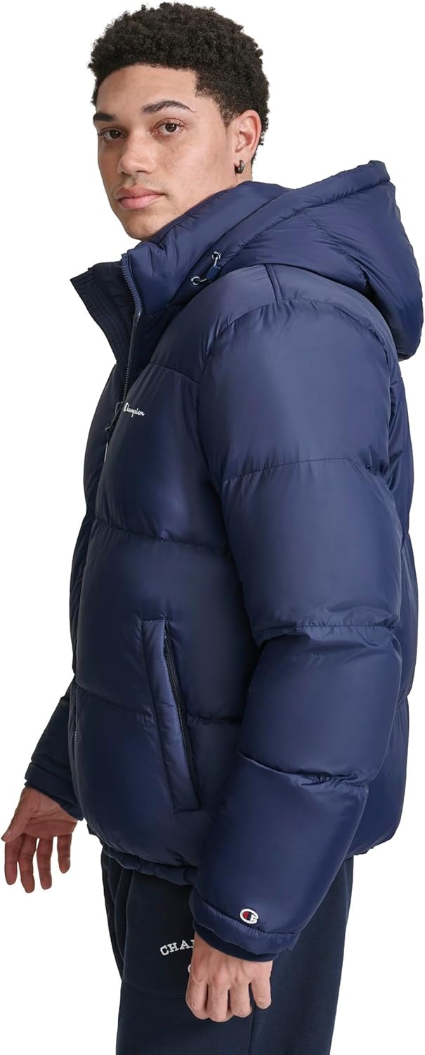 image:imageChampion Mens Heavy Weight Puffer With Adjustable HoodPeacoat