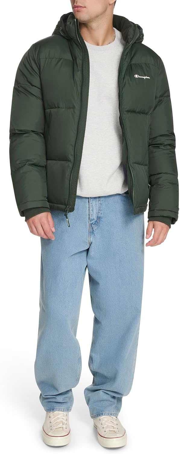 image:imageChampion Mens Heavy Weight Puffer With Adjustable HoodPine