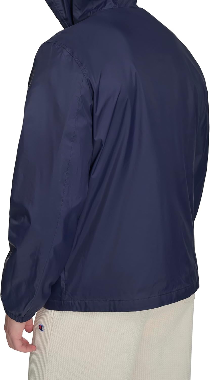 image:imageChampion Mens Hooded Coaches Rain JacketPeacoat