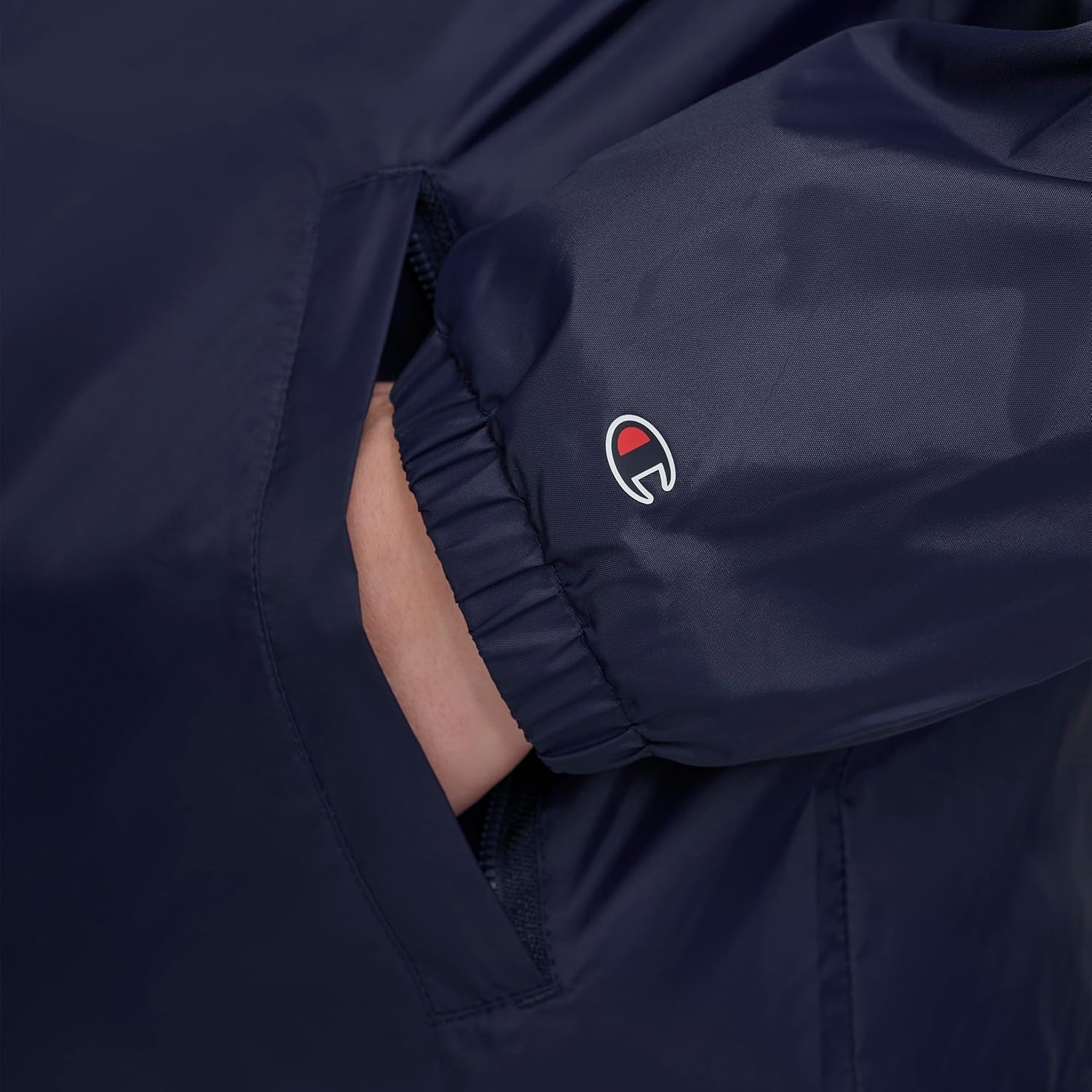 image:imageChampion Mens Hooded Coaches Rain JacketPeacoat