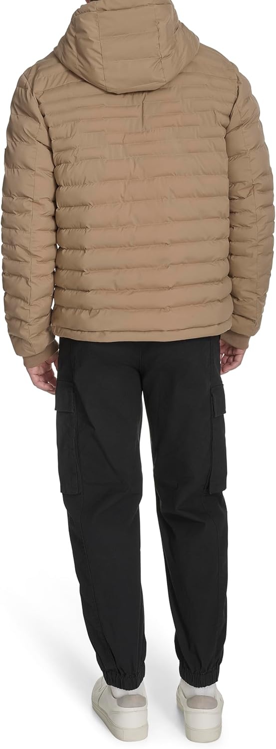 image:imageChampion Mens Lightweight Hooded Puffer JacketOtter