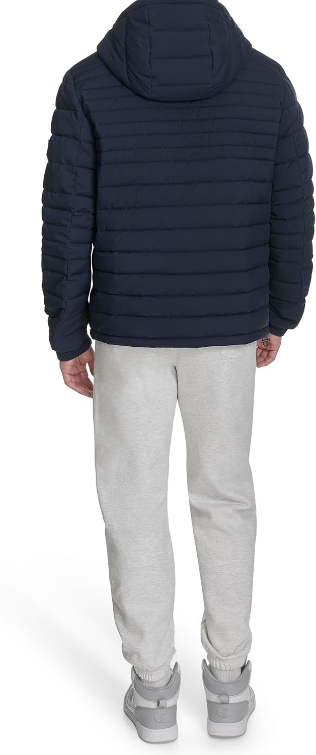 image:imageChampion Mens Lightweight Hooded Puffer JacketPeacoat