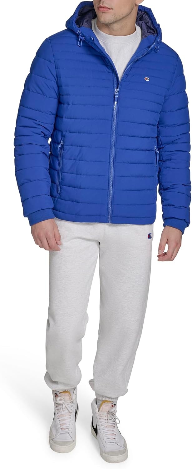 image:imageChampion Mens Lightweight Hooded Puffer JacketSurf the Web