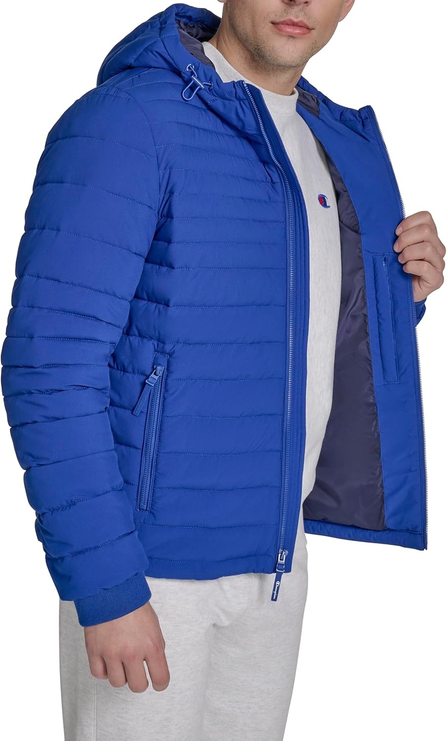 image:imageChampion Mens Lightweight Hooded Puffer JacketSurf the Web