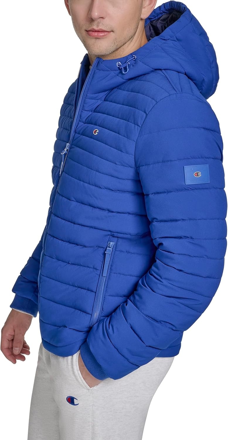 image:imageChampion Mens Lightweight Hooded Puffer JacketSurf the Web