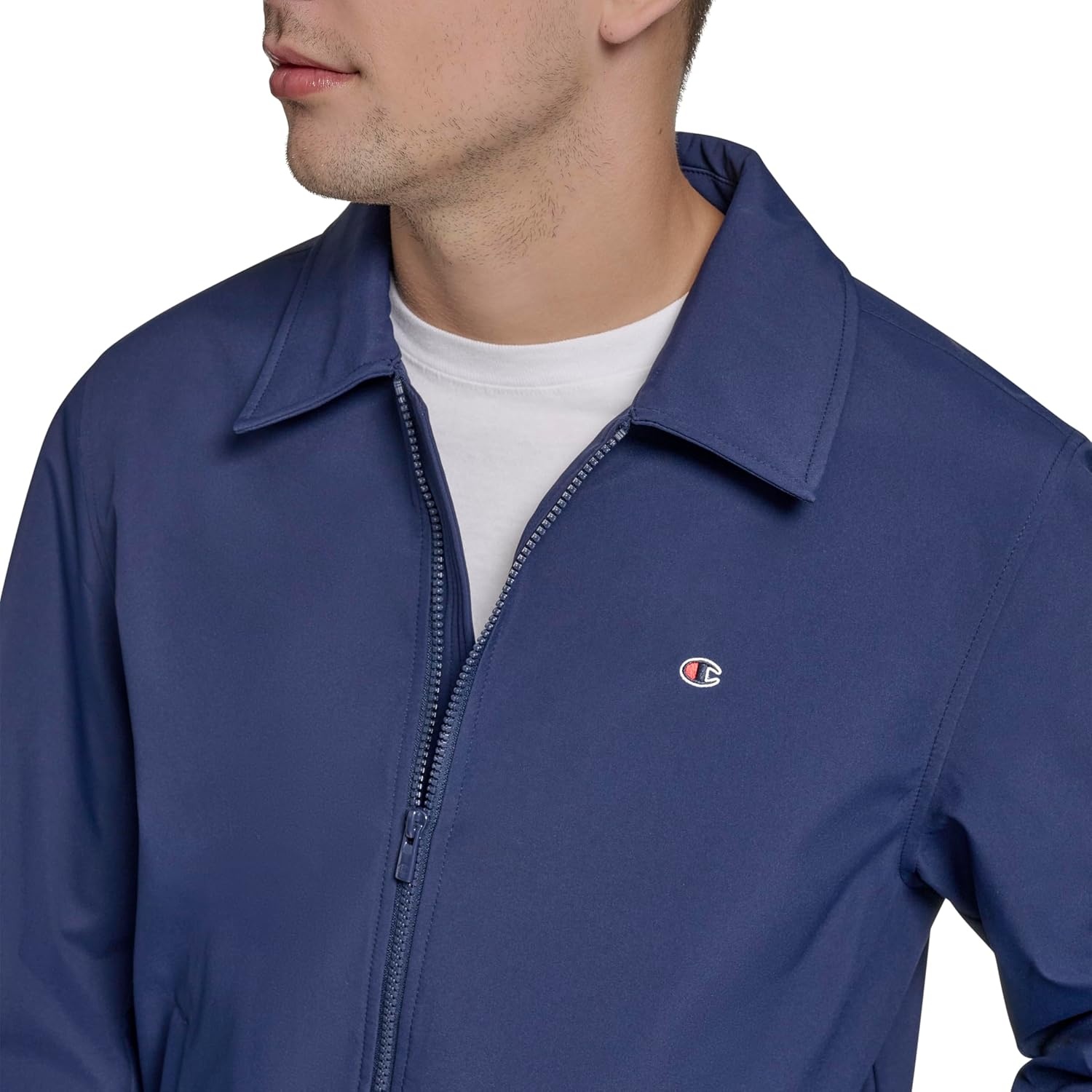image:imageChampion Mens Lightweight Laydown Collar JacketPeacoat