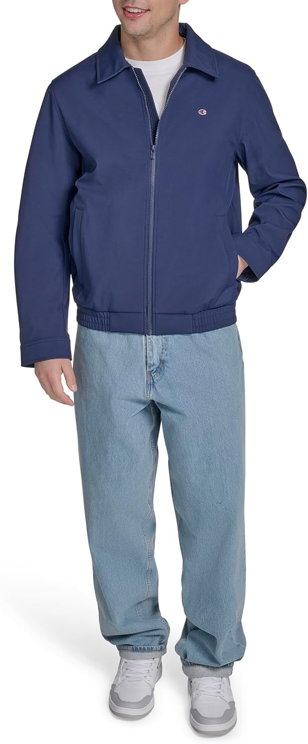 image:imageChampion Mens Lightweight Laydown Collar JacketPeacoat