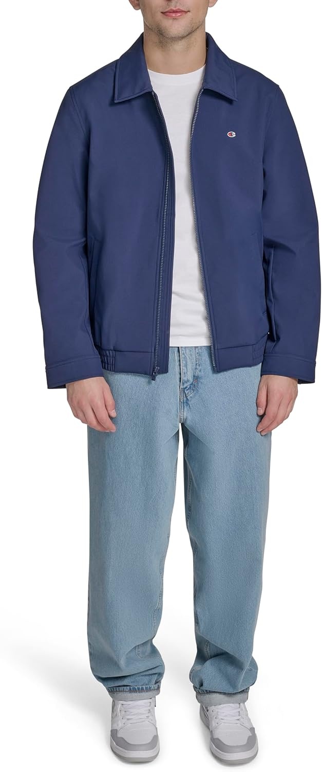 image:imageChampion Mens Lightweight Laydown Collar JacketPeacoat