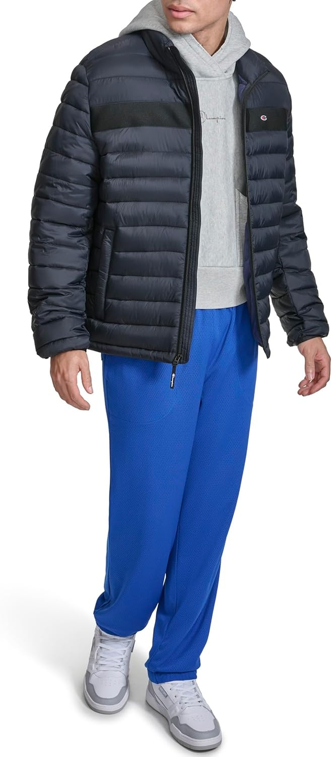 image:imageChampion Mens Lightweight Packable Puffer JacketBlack