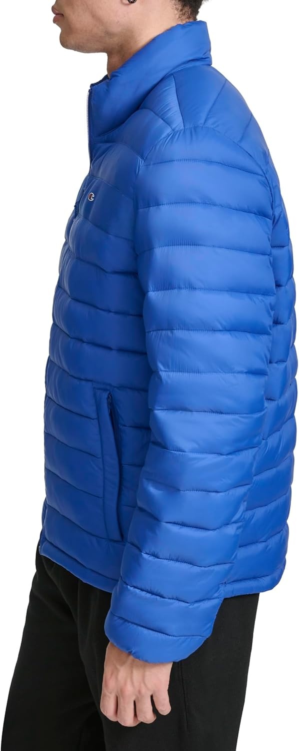 image:imageChampion Mens Lightweight Packable Puffer JacketBlue
