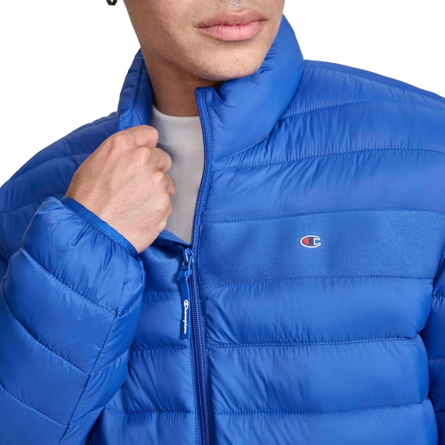 image:imageChampion Mens Lightweight Packable Puffer JacketBlue