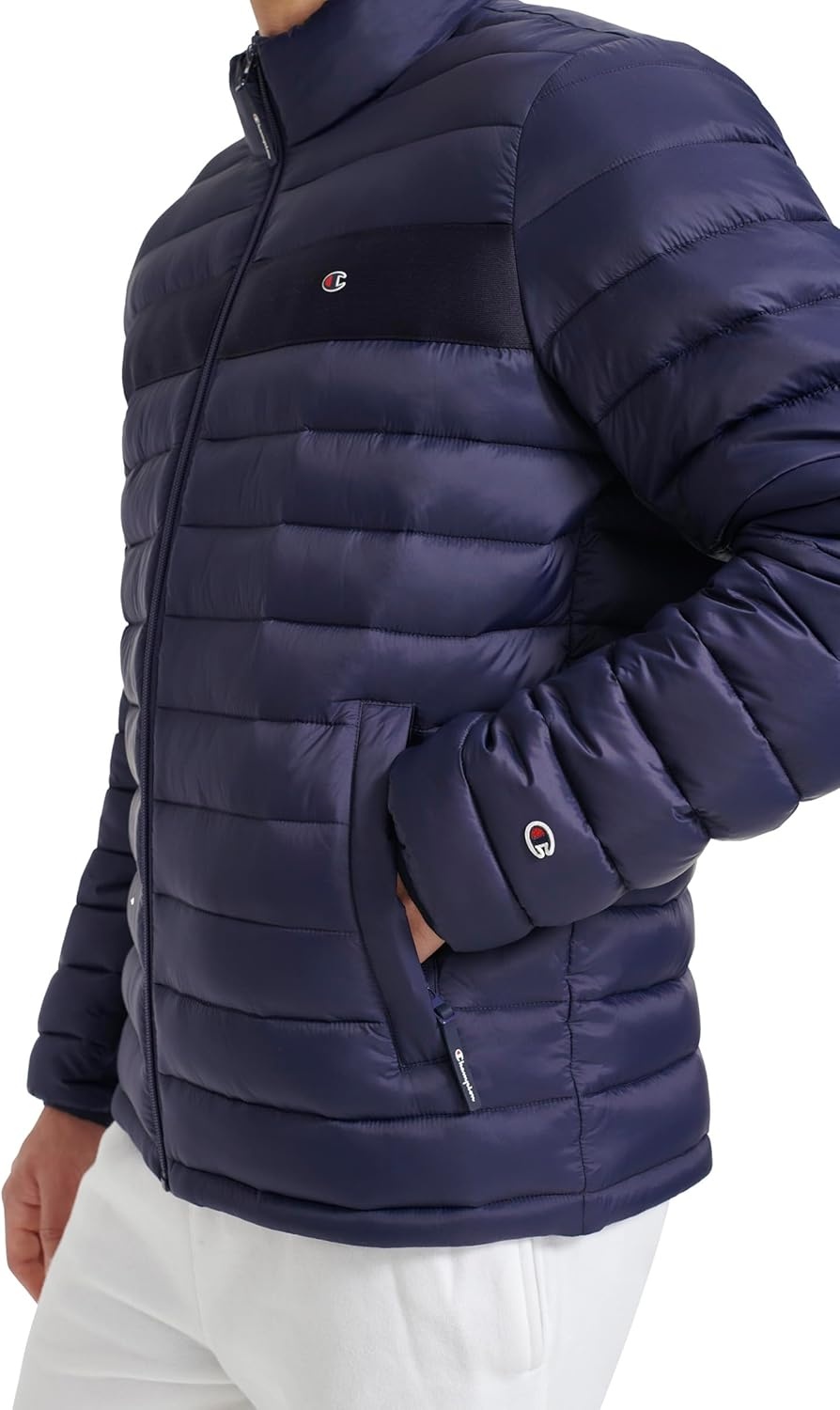 image:imageChampion Mens Lightweight Packable Puffer JacketPeacoat