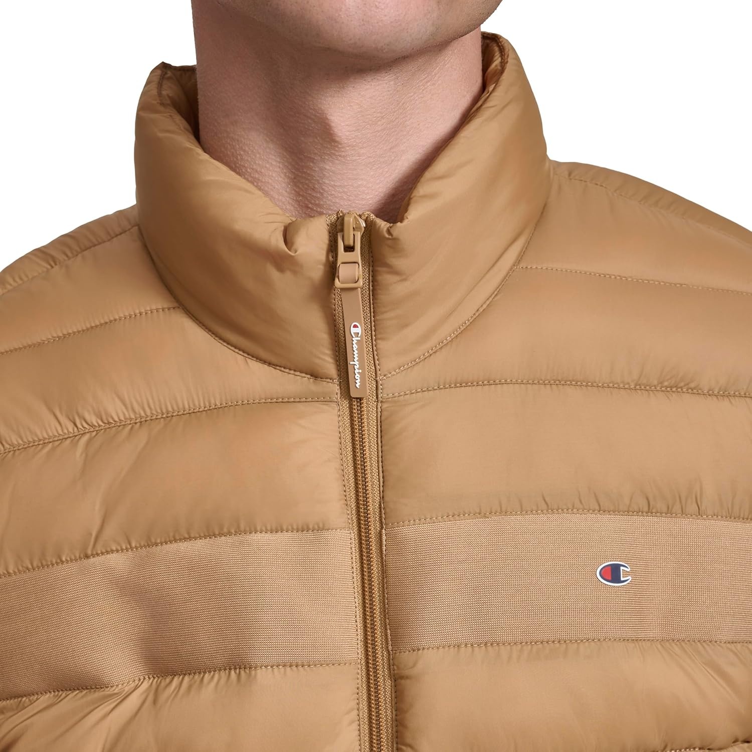 image:imageChampion Mens Lightweight Packable Puffer JacketTobacco