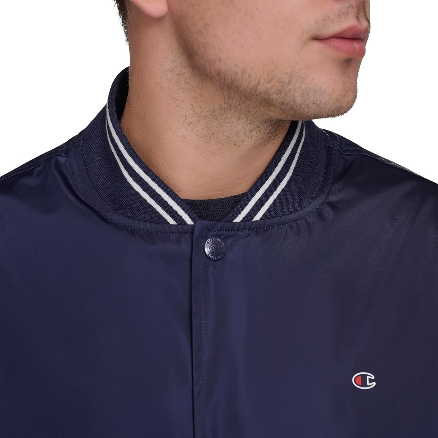 image:imageChampion Mens Lightweight Varsity Bomber JacketPeacoat