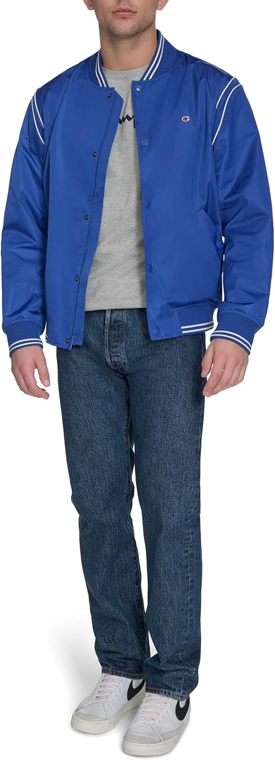 image:imageChampion Mens Lightweight Varsity Bomber JacketSurf the Web