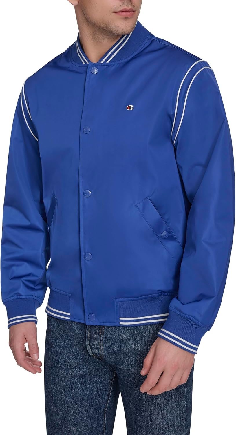 image:imageChampion Mens Lightweight Varsity Bomber JacketSurf the Web