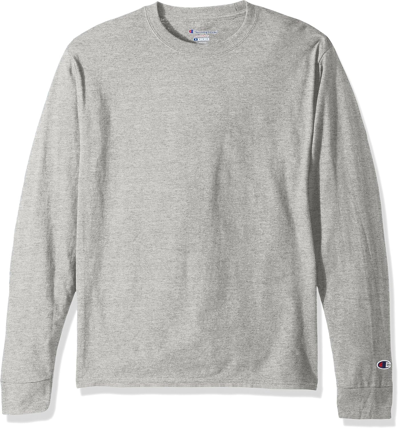 image:imageChampion Mens Long Sleeve Tshirt Classic Tshirt for Men Reg Or Big amp TallOxford Gray