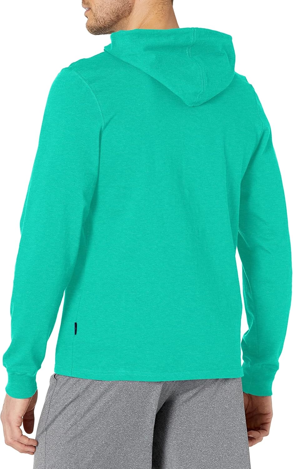 image:imageChampion Mens Long Sleeve Tshirt Hoodie Retired ColorsGreen Reef Split Script